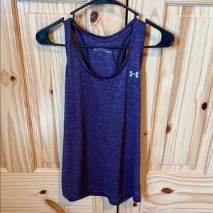 Under Armour Women's Heathered Purple Tank Top